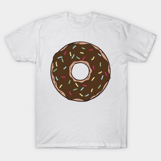 Chocolate Donut, Doughnut, Glaze, Icing, Sprinkles T-Shirt